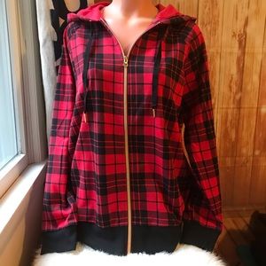 New Victoria’s Secret Sport Buffalo Plaid Hoodie